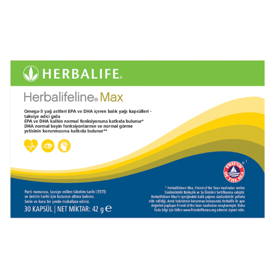 Herbalifeline Max Balık Yağı 30 kapsül resmi